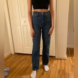 MADEWELL STRAIGHT JEANS (LIKE NEW)